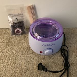 Pro-wax (hot warmer wax hair removal kit)